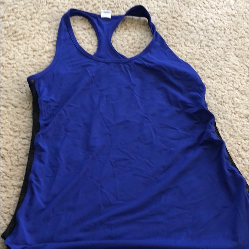 Purple Fabletics Workout Top. Size Small